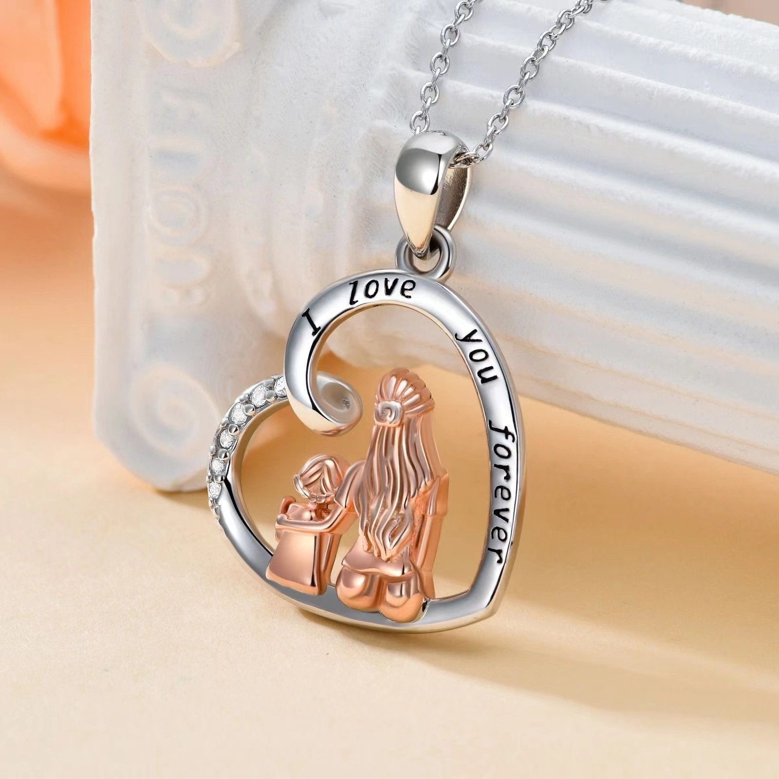 I LOVE YOU FOREVER Mother's Day Necklace