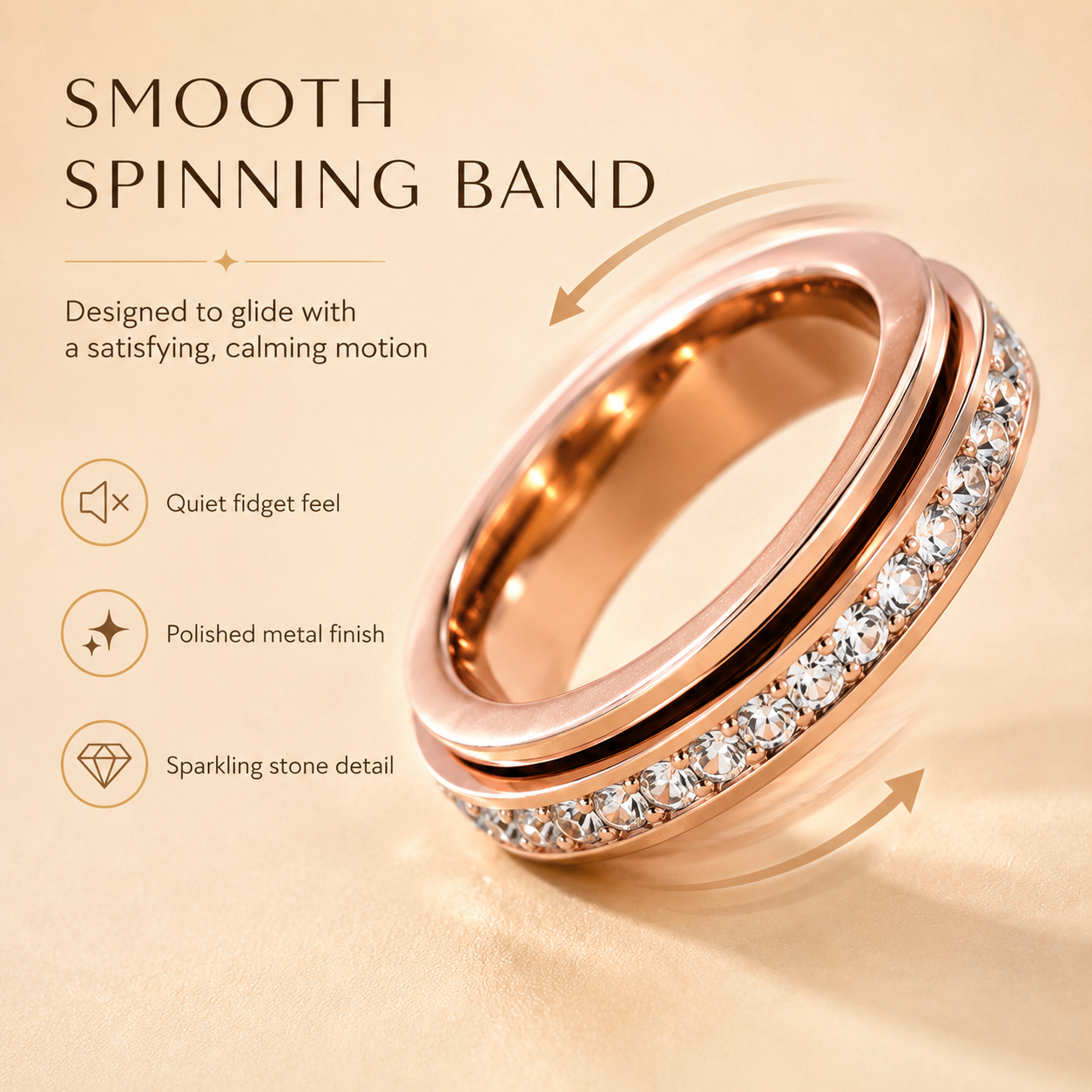 Serenity Spinner Ring