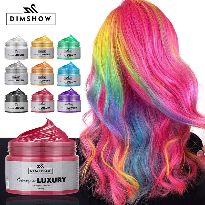 DIMSHOW™ Temporary Hair Color Styling Wax | Washable Color for Party & Festival Looks