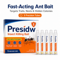 Presidw Fast-Acting Liquid Ant Bait-Precise liquid bait for ant trails, nests, cracks, patios, kitchens, garages, and garden areas.