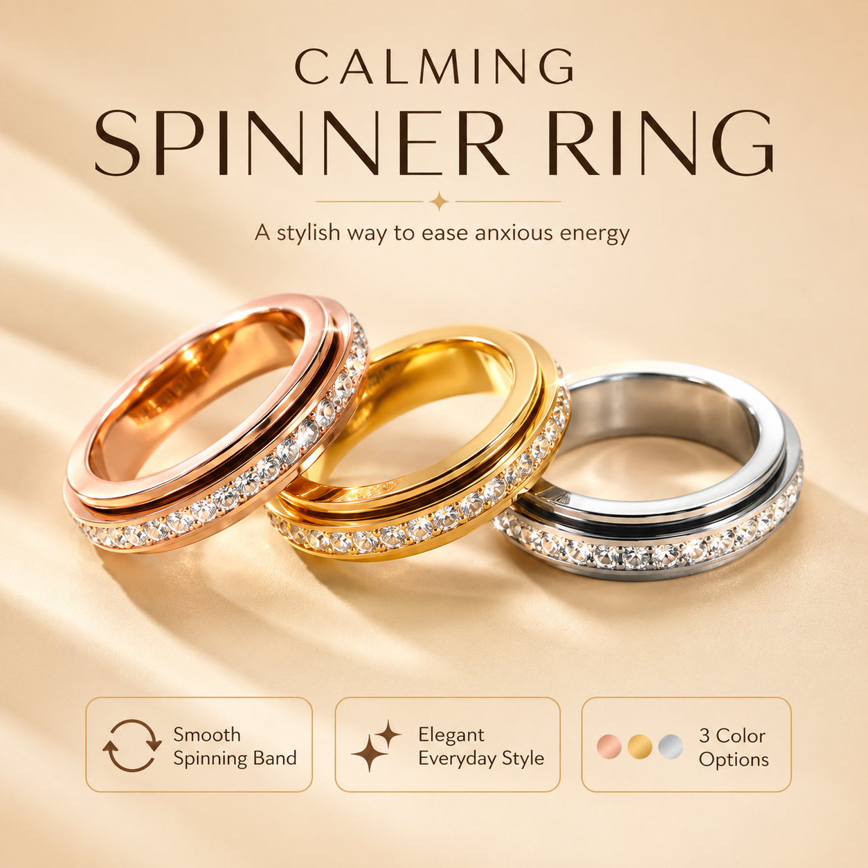 Serenity Spinner Ring