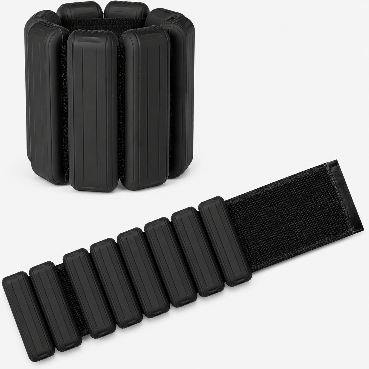 1LB Pair Silicone Weighted Bracelets – Adjustable Wrist & Ankle Weights for Walking, Yoga & Everyday Workouts
